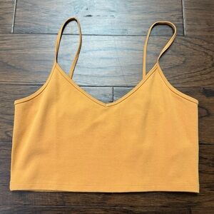 Sunday Best Aritzia cropped cami tank top - Orange